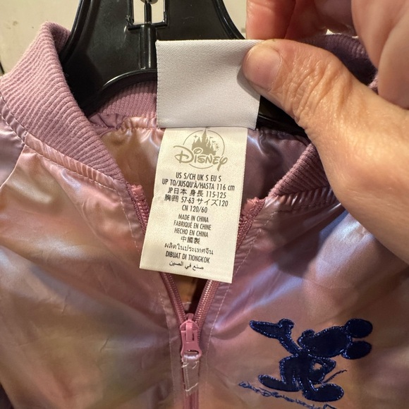 Disney Varsity Jacket Bomber Youth 50th Anniversary pink - Picture 8 of 10